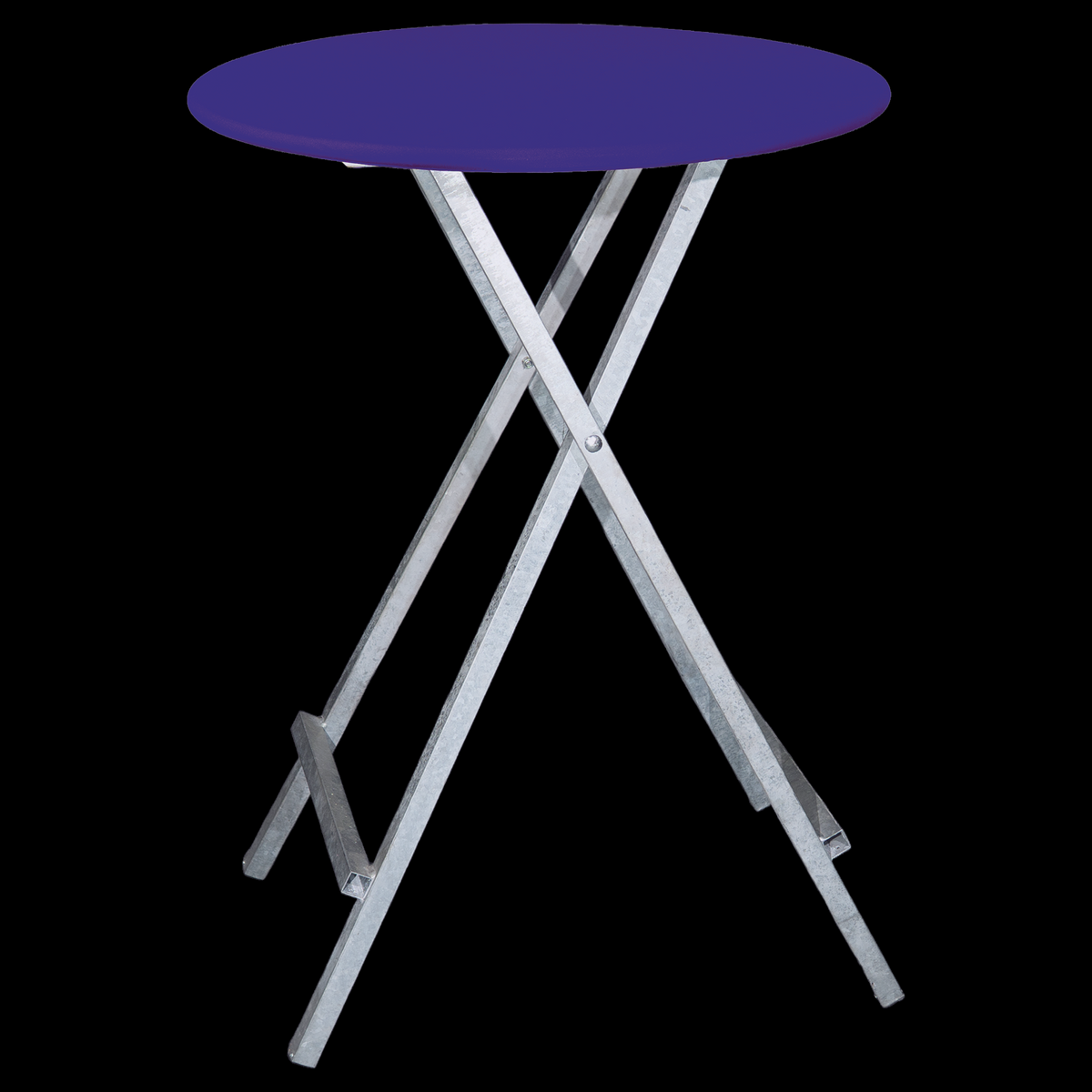 Stehtisch 80cm mit stabiler Steinplatte - schwere Ausführung (Miete)
