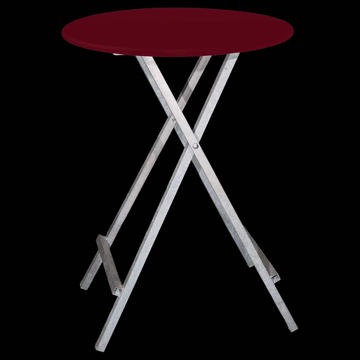 Stehtisch 80cm mit stabiler Steinplatte - schwere Ausführung (Miete)