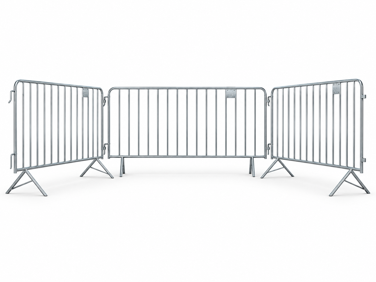 Absperrgitter 2,50mx1,10m – Veranstaltungsgitter zur Miete